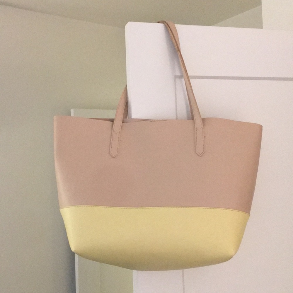 Yellow/Tan Tote Bag